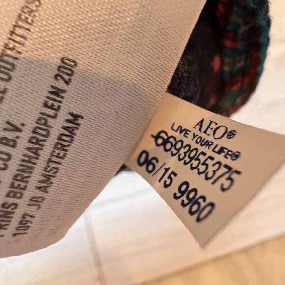 American Eagle Outfitters Dress Womens Size S/P Boho Floral Tassels Tank Mini - Picture 13 of 16